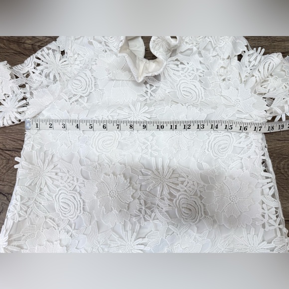 Tuckernuck Blanc Guipure Lace Daphne Dress size small - Picture 7 of 11
